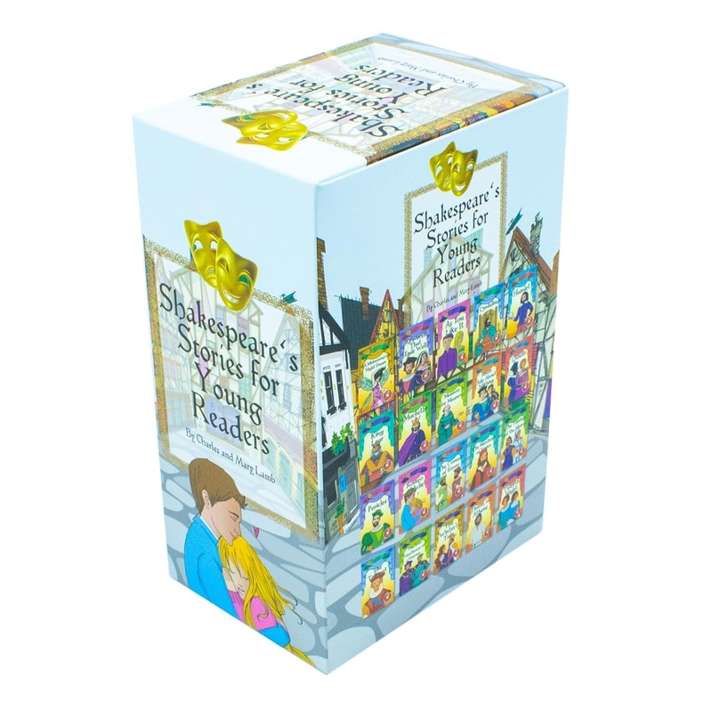 Shakespeare’s Stories for Young Readers 20 Books Set: Macbeth, A Midsummer’s Night Dream, Hamlet, Romeo and Juliet, Othello, As You Like It, All’s Well That Ends Well, King Lear