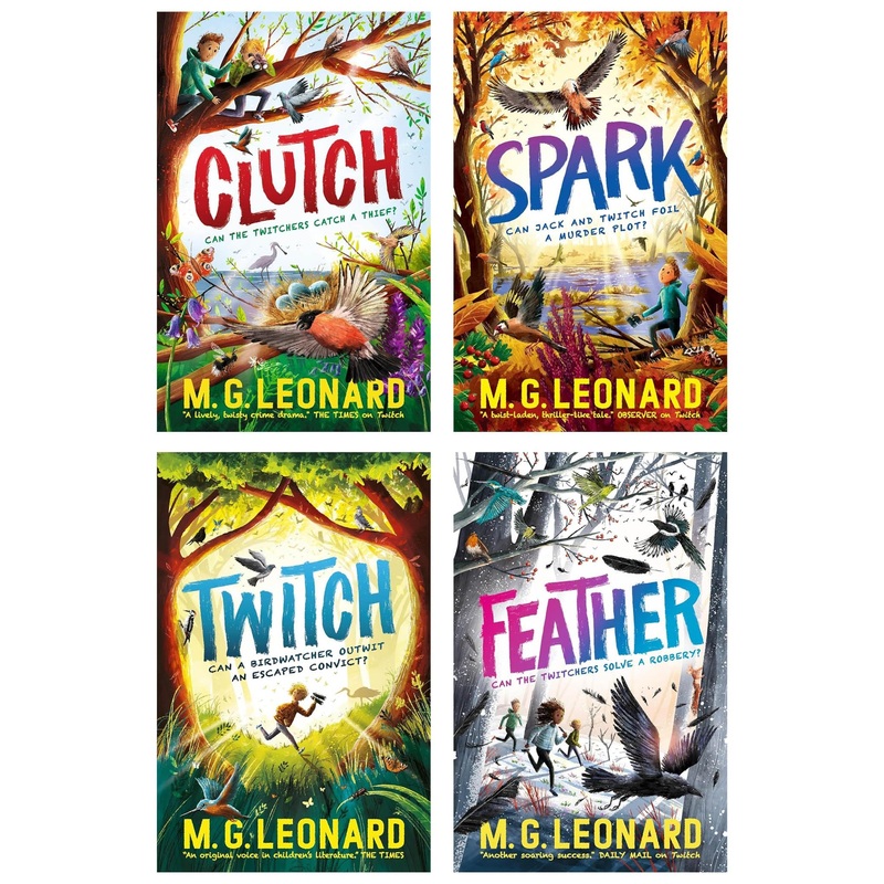 The Twitchers Series 4 Books Collection Set (Twitch, Spark, Clutch and Feather)