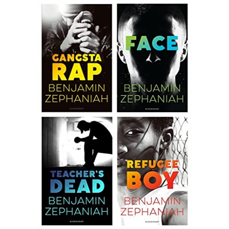 Benjamin Zephaniah Collection 4 Books Set (Gangsta Rap, Face, Teacher’s Dead & Refugee Boy)