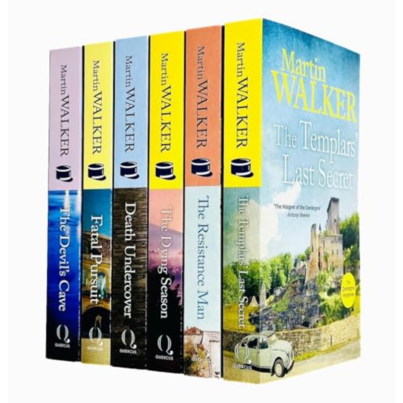 Bruno Chief Of Police Series Dordogne Mysteries 5 – 10 Collection 6 Books Set by Martin Walker (The Devil’s Cave,Resistance Man,Death Undercover,Dying Season, Fatal Pursuit and Templars’ Last Secret)