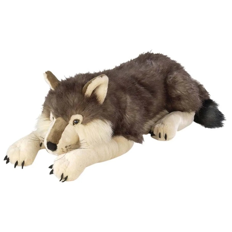Jumbo Wolf Stuffed Animal
