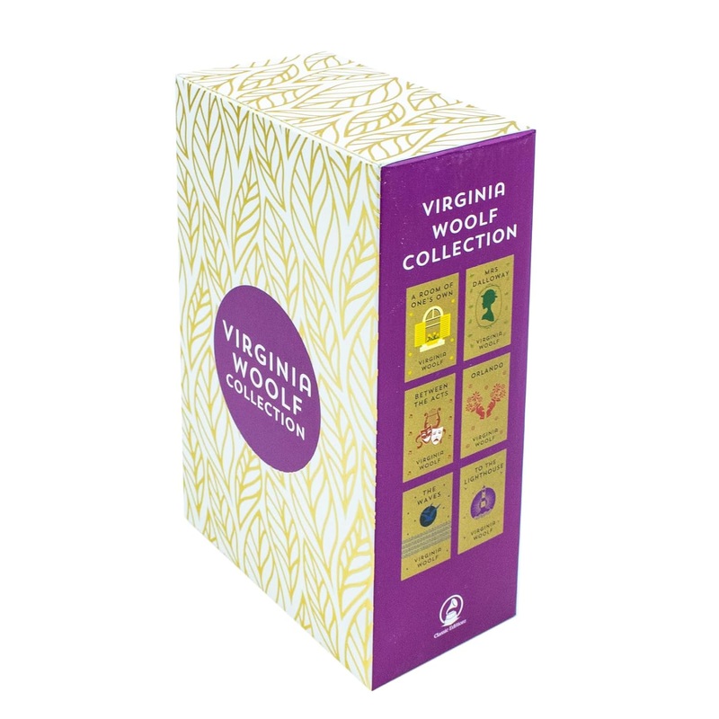 The Virginia Woolf Collection 6 Books set: (A Room Of One’s Own, Mrs Dalloway, Between The Acts, The Waves, To The Lighthouse, Orlando)