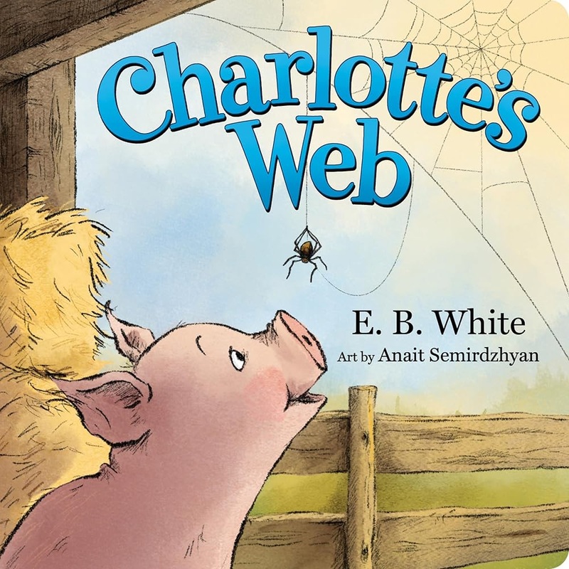 (09/02/25 PREORDER) Charlotte’s Web Board Book