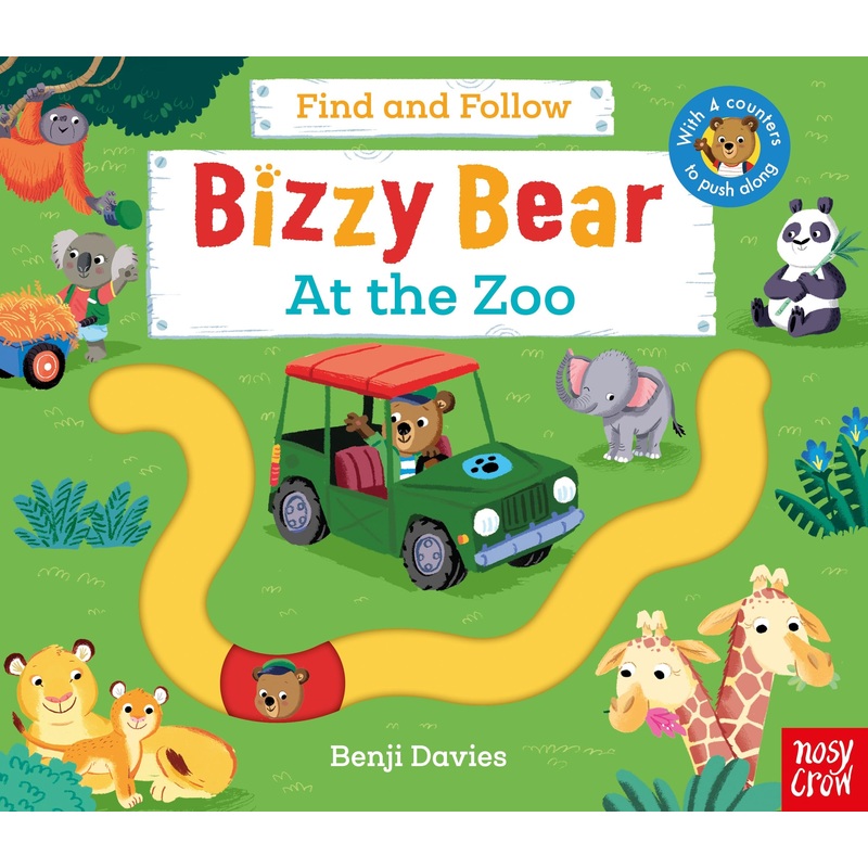 Bizzy Bear Find & Follow 4 Books shrinkwrap pack