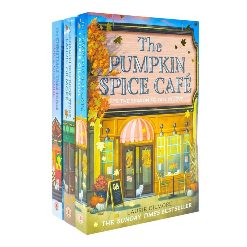 Dream Harbor Series 3 Books Collection Set By Laurie Gilmore (The Christmas Tree Farm, The Cinnamon Bun Book Store and The Pumpkin Spice Caf)