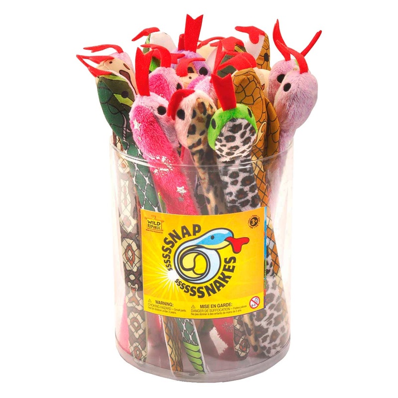 Wild Republic – Snap Snakes Stuffed Animal 11″