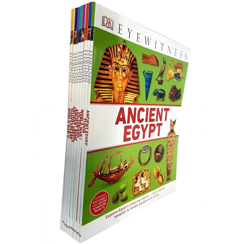 Dk Eyewitness Collection 8 Books Set – Ancient Egypt Tudor Victorians Ancient Rome Ancient Greece ..