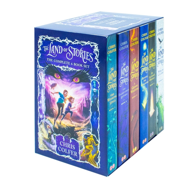 The Land Of Stories 6 Book Series Collection Deluxe Box Set by Chris Colfer|Magical Children’s Fantasy Adventure| Middle Grade Books for Young Readers