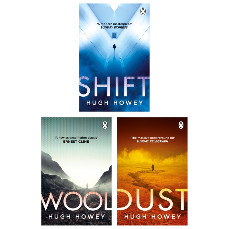 Wool Trilogy Collection Hugh Howey 3 Books Set – Wool, Shift, Dust