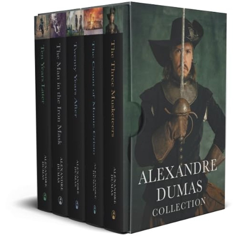 Alexandre Dumas 5 Book Collection  The Three Musketeers, Ten Years Later & More  Classic Adventure, Historical Fiction & Timeless Novels
