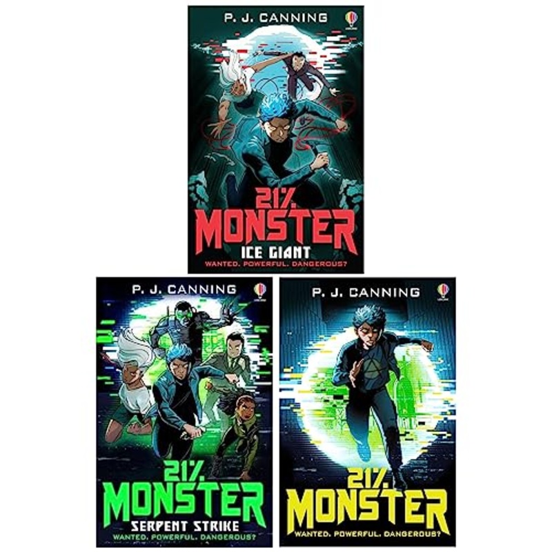 21% Monster Series By P J Canning 3 Books Collection Set (21% Monster, Ice Giant, Serpent Strike)
