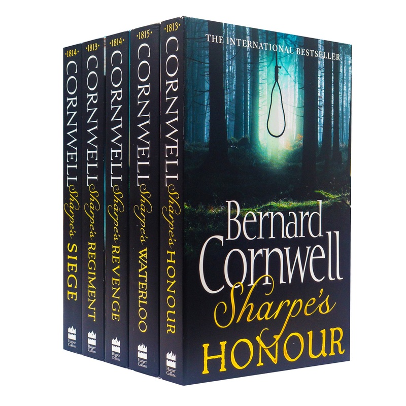 Bernard Cornwell Richard Sharpes Series 16 To 20 – 5 Books Set – Revenge, Regiment, Waterloo, Siege, Honour