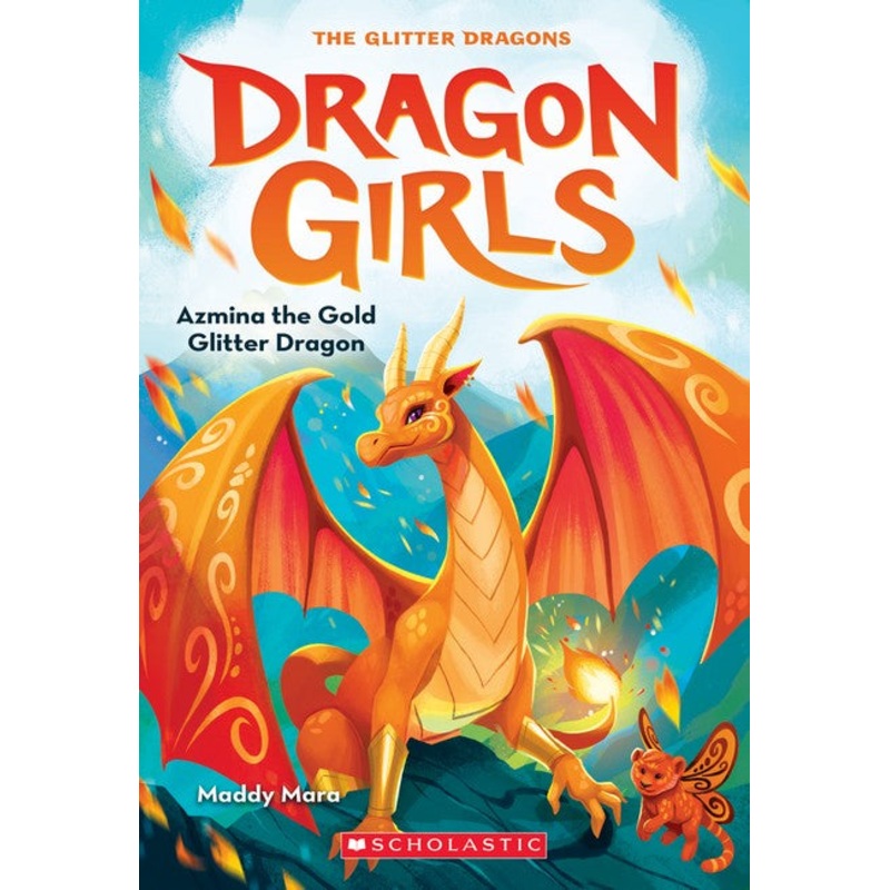 Azmina The Gold Glitter Dragon (dragon Girls #1)