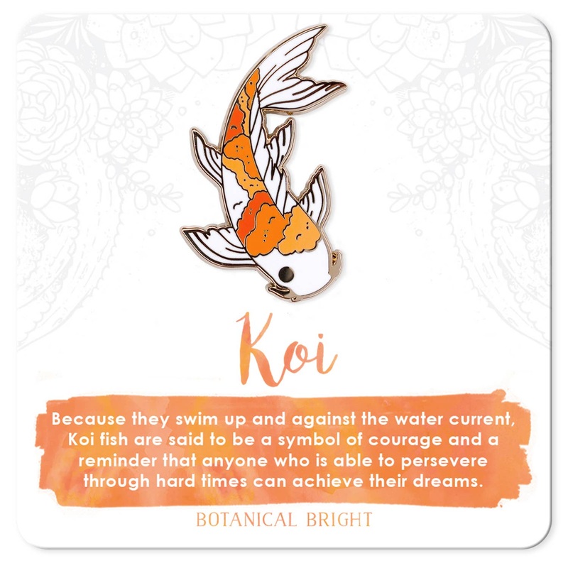 Botanical Bright – Koi Fish Enamel Pin