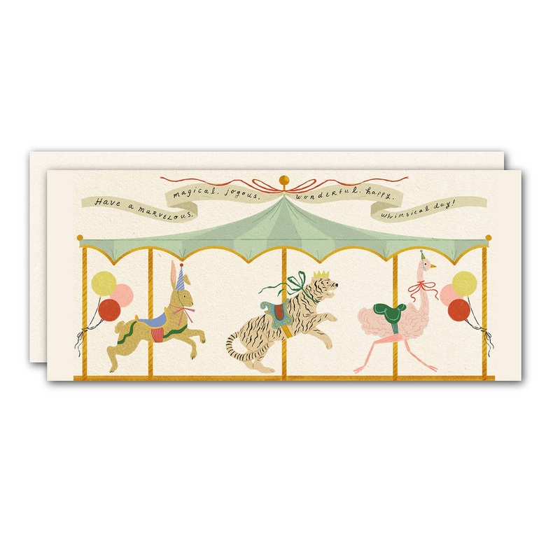 Carousel Marvelous, Magical Wonderful Birthday Card