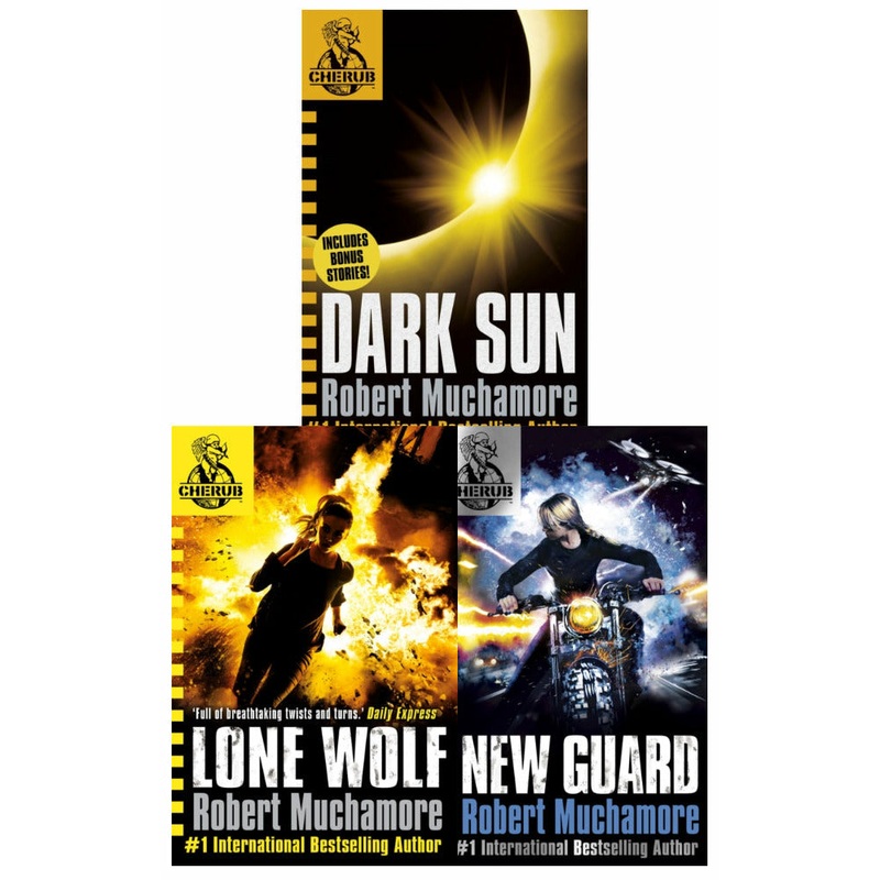 Robert Muchamore Cherub Series Collection 3 books Set – New Guard, Lone Wolf, Dark Sun