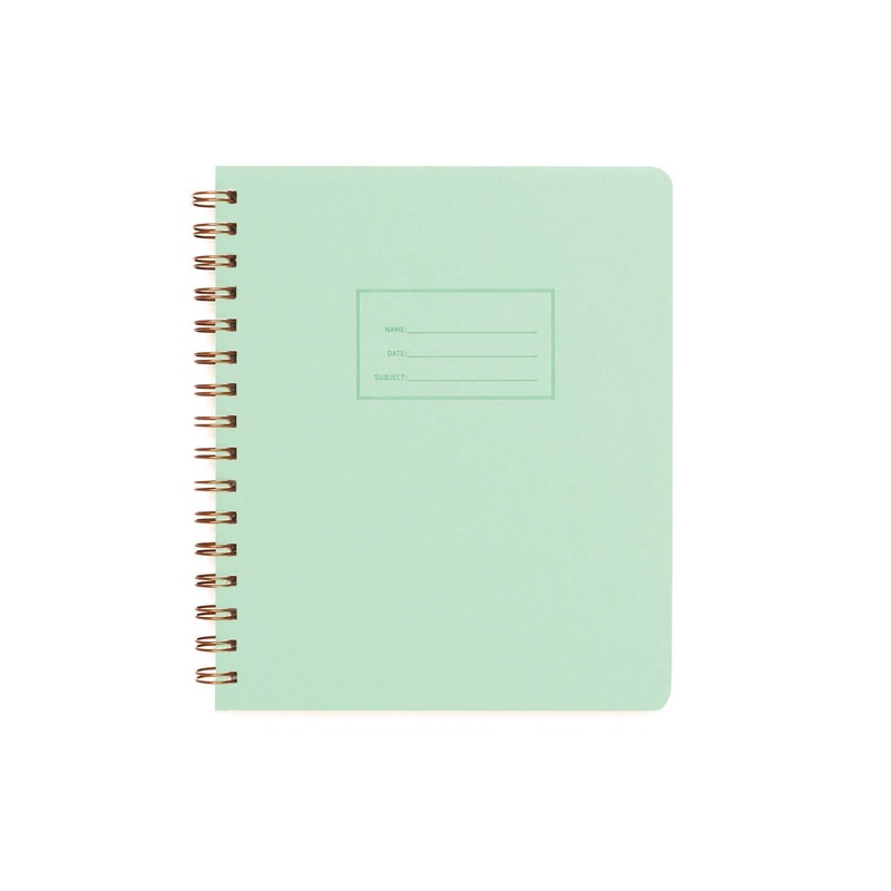 Standard Notebook – Mint Lined Right Handed