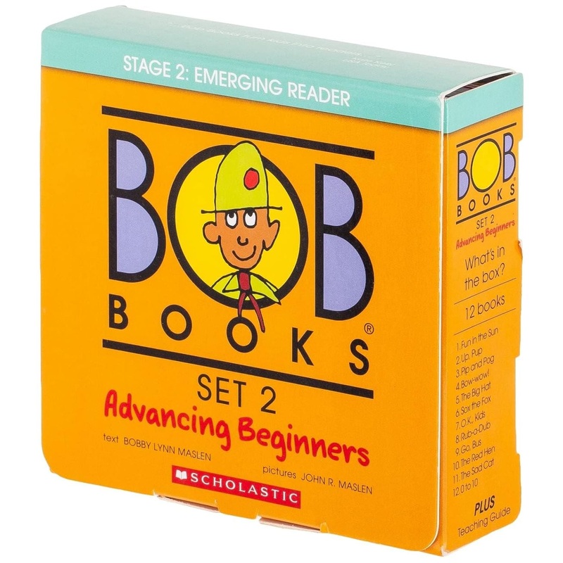 Bob Books: Set 2 – Advancing Beginners Box Set (12 books): 8 Books for Young Readers (Stage 2: Emerging Readers)