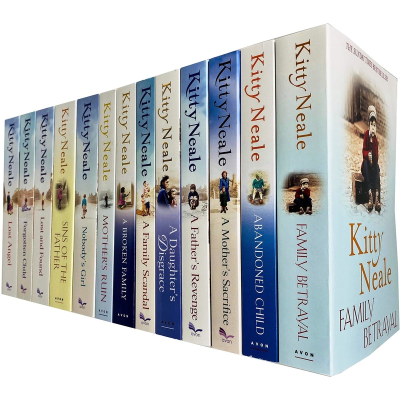 Kitty Neale Collection 13 Books Set (Family Betrayal,Abandoned Child,A Mothers Sacrifice,A Father’s Revenge, A Daughters Disgrace,A Family Scandal,A Broken Family,Mothers Ruin,Nobodys Girl and More)