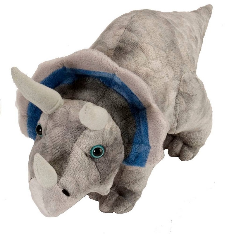 Wild Republic – Dinosauria-M Triceratops Stuffed Animal 15″