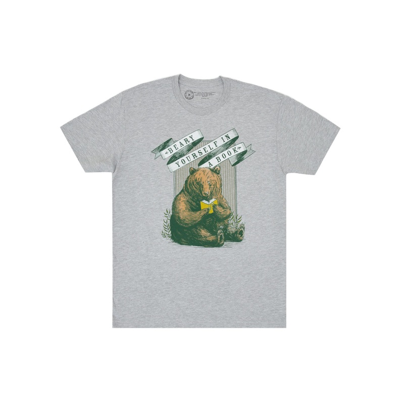 Beary Yourself in a Book Unisex T-Shirt XXXL