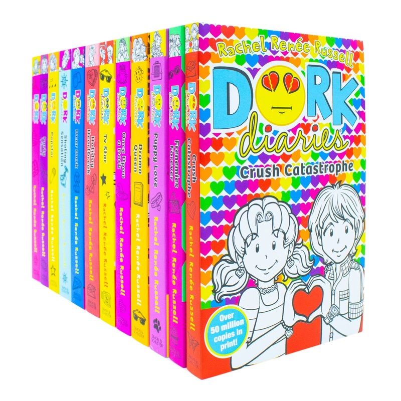 Dork Diaries 12-Book Collection by Rachel Rene Russell | Books 112 Including Party Time, Pop Star, Holiday Heartbreak & More for Tween Girls