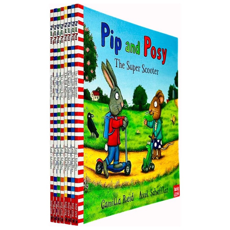 Pip and Posy Series Books 1 – 8 Collection Set by Axel Scheffler (The Christmas Tree, The Snowy Day, Scary Monster, New Friend, The Little Puddle & MORE!)