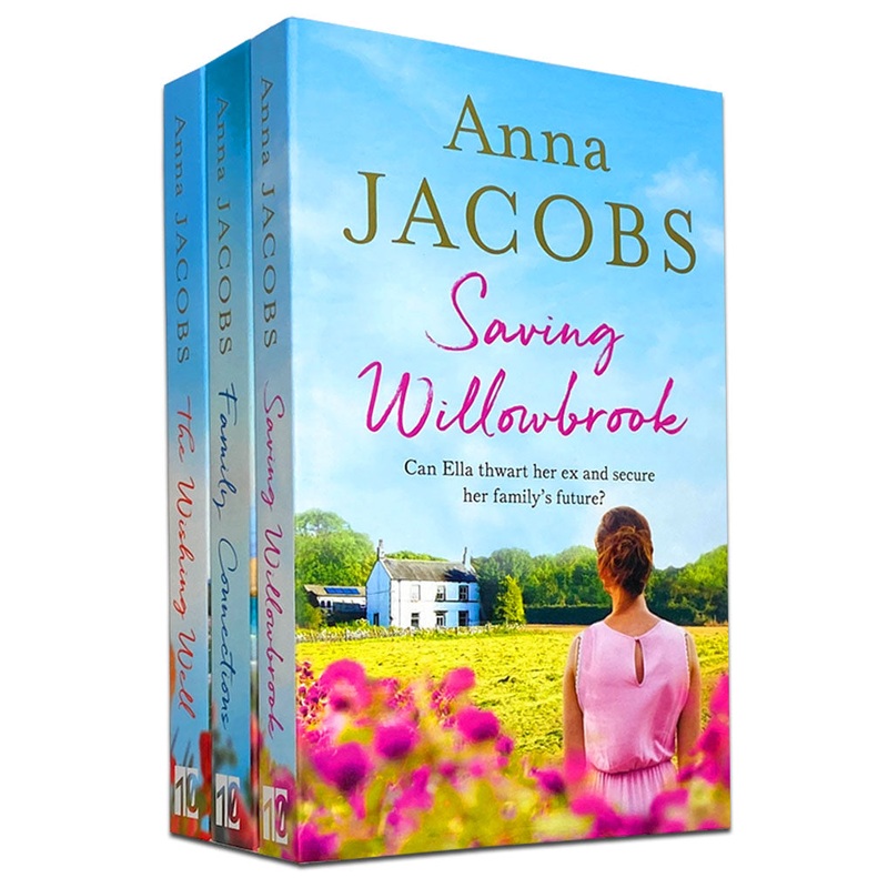Anna Jacobs Collection 3 Books Set – The Wishing Well, Family Connections, Saving Willowbrook