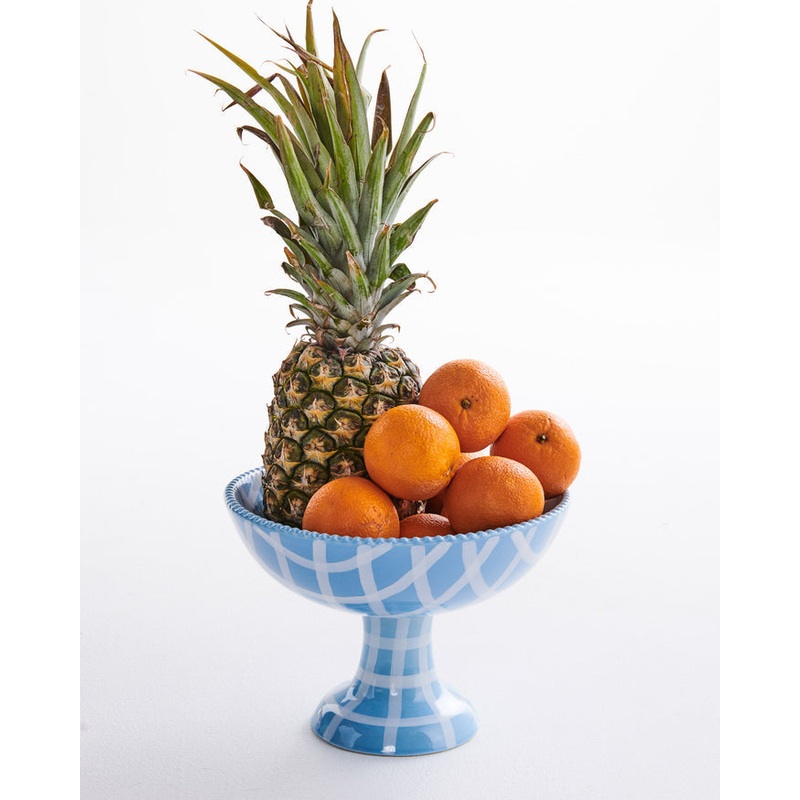 Blue Bird Tartan Fruit Bowl One Size