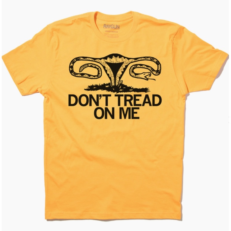 Don’t Tread On Me Uterus T-Shirt XXXL