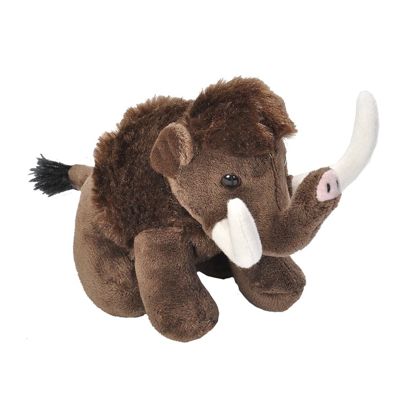 Wild Republic – Pocketkins-ECO-Woolly Mammoth Stuffed Animal 5″