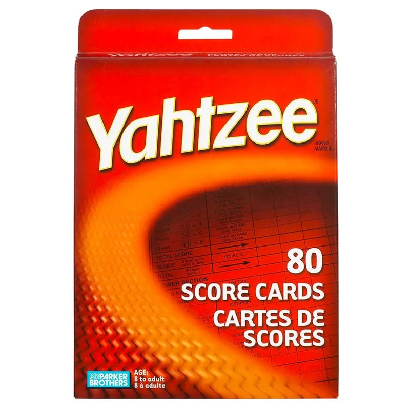 Yahtzee Score Cards Refill Packs
