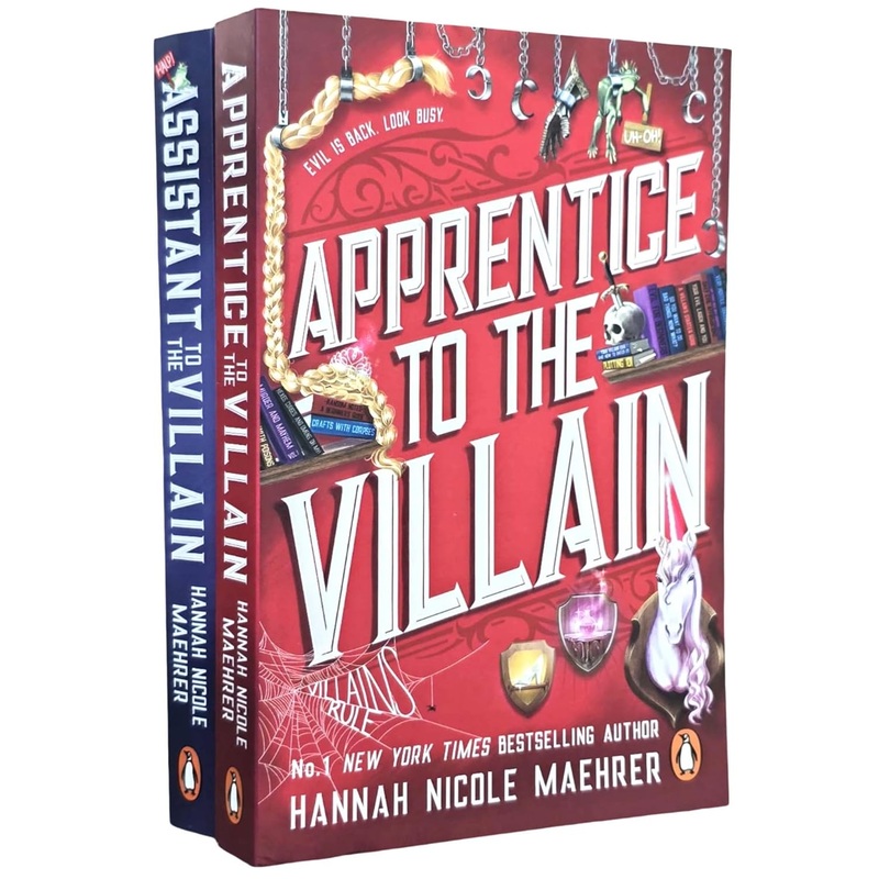Assistant to the Villain Series 2 Book Set Collection by Hannah Nicole Maehrer ( Assistant to the Villain, Apprentice to the Villain)