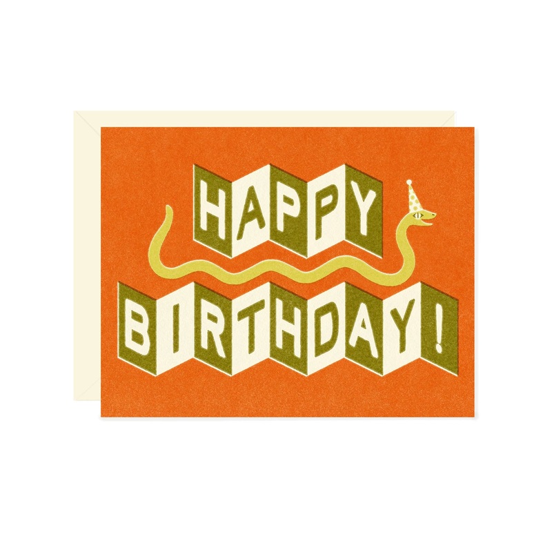 Birthday Snake Card
