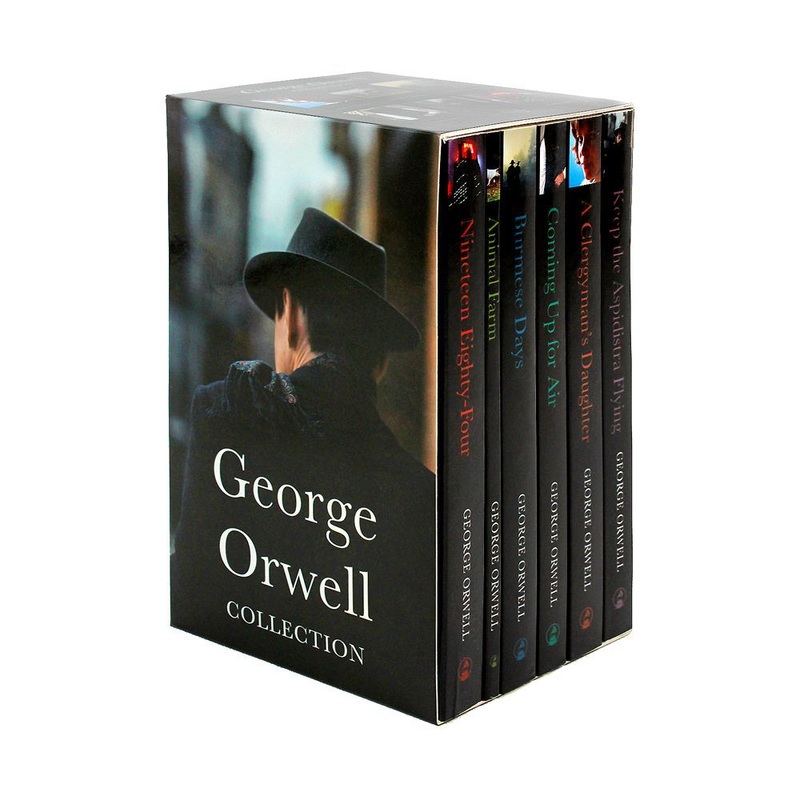 George Orwell 6 Book Box Set Complete Classic Essential Collection  Dystopian Book Set, Political Fiction, Must-Read Literature for Book Lovers