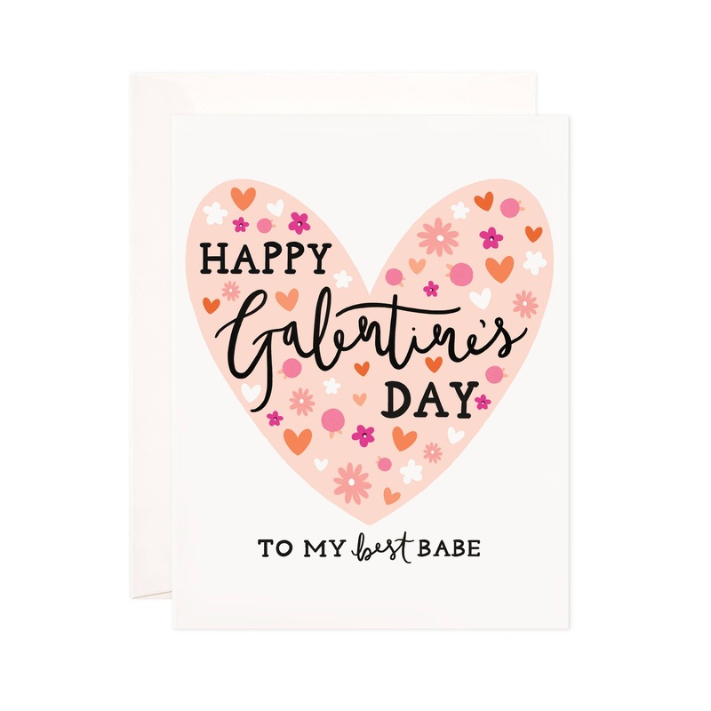 Greeting Card – Best Babe Galentines