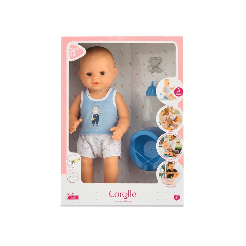 Corolle Paul Drink & Wet 14″ Bath Baby