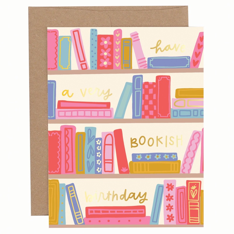 Greeting Card – Bookish Birthday