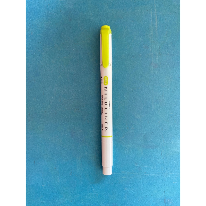 Zebra Mildliner Double-Ended Highlighter: Citrus Green