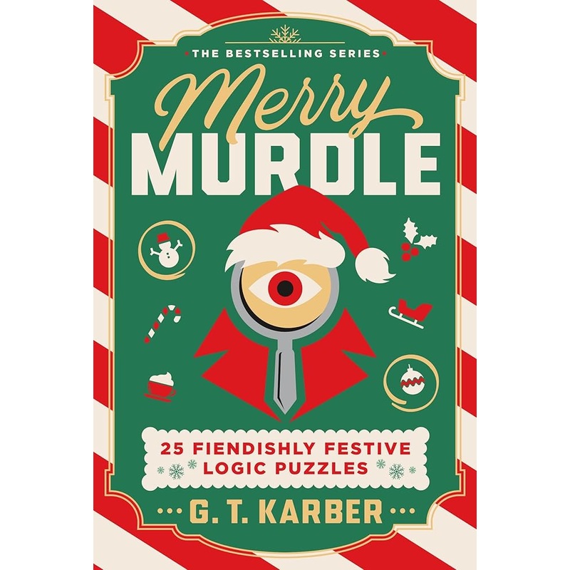 (10/14/25 PREORDER) Merry Murdle: 25 Fiendishly Festive Logic Puzzles