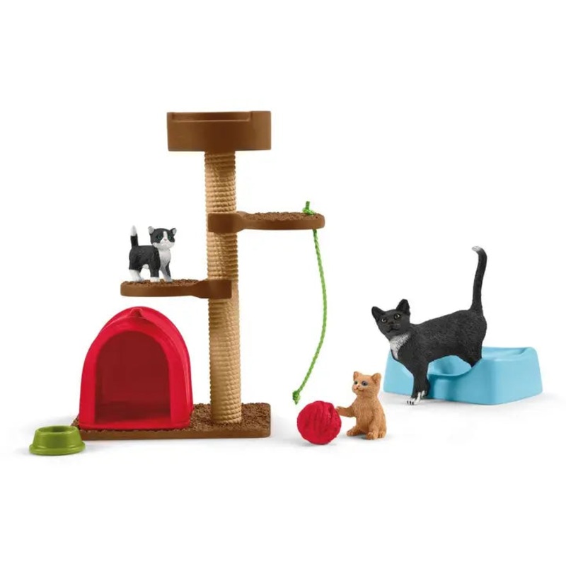 Cute Cats Farm Figurine Playset
