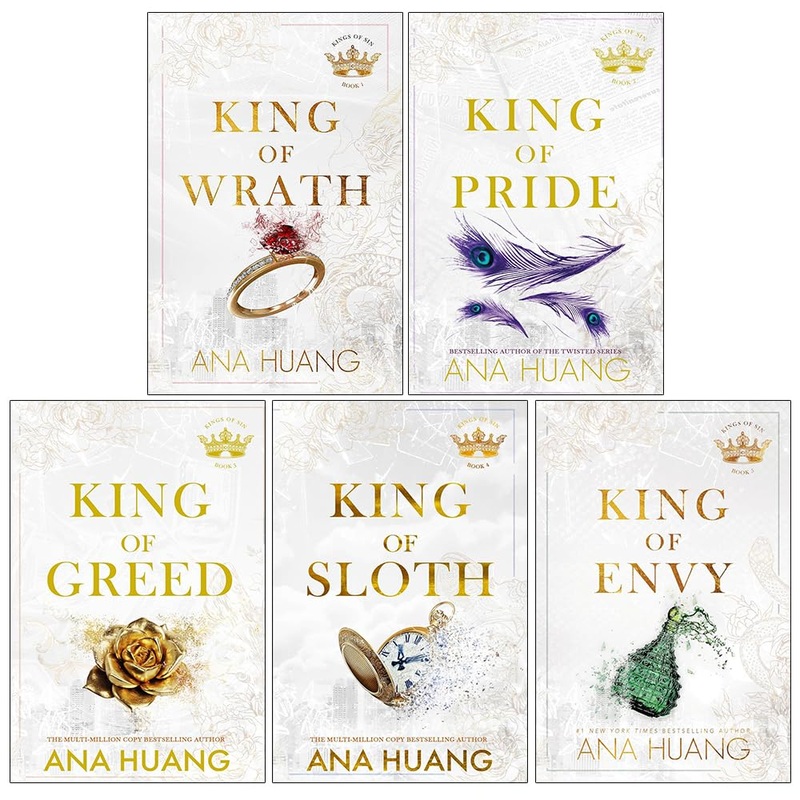 Kings of Sin Series 5 Books Collection Set By Ana Huang (King of Wrath, King of Pride, King of Greed, King of Sloth and King of Envy)