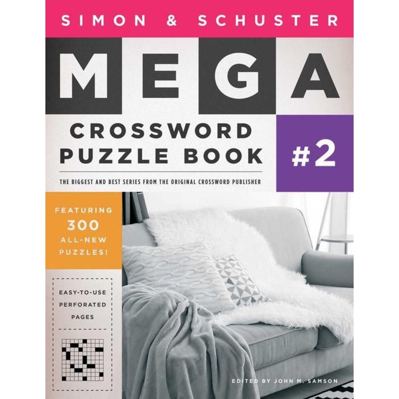 Simon & Schuster Mega Crossword Puzzle Book #2 Paperback