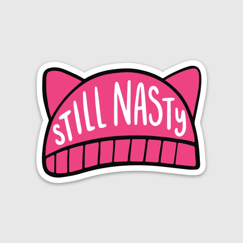 Still Nasty Hat Sticker