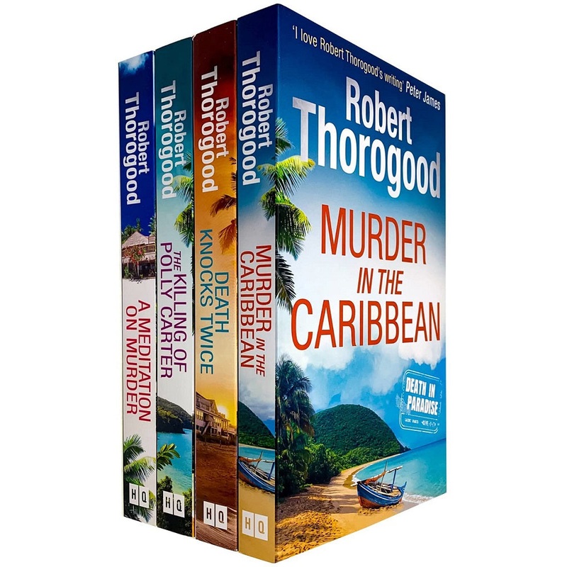 A Death in Paradise Mystery Series  4-Book Collection Set by Robert Thorogood | Crime, Murder, Detective Fiction & Suspense Thriller Novels