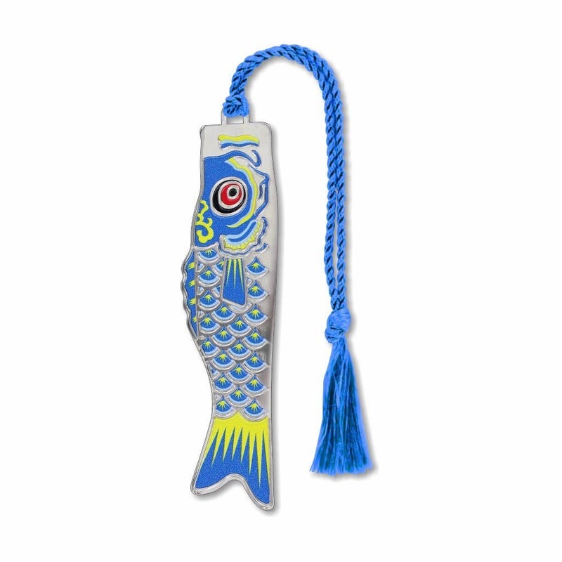 David Howell and Company – Koinobori-Children Of The Family Metal Bookmark, MADE in USA