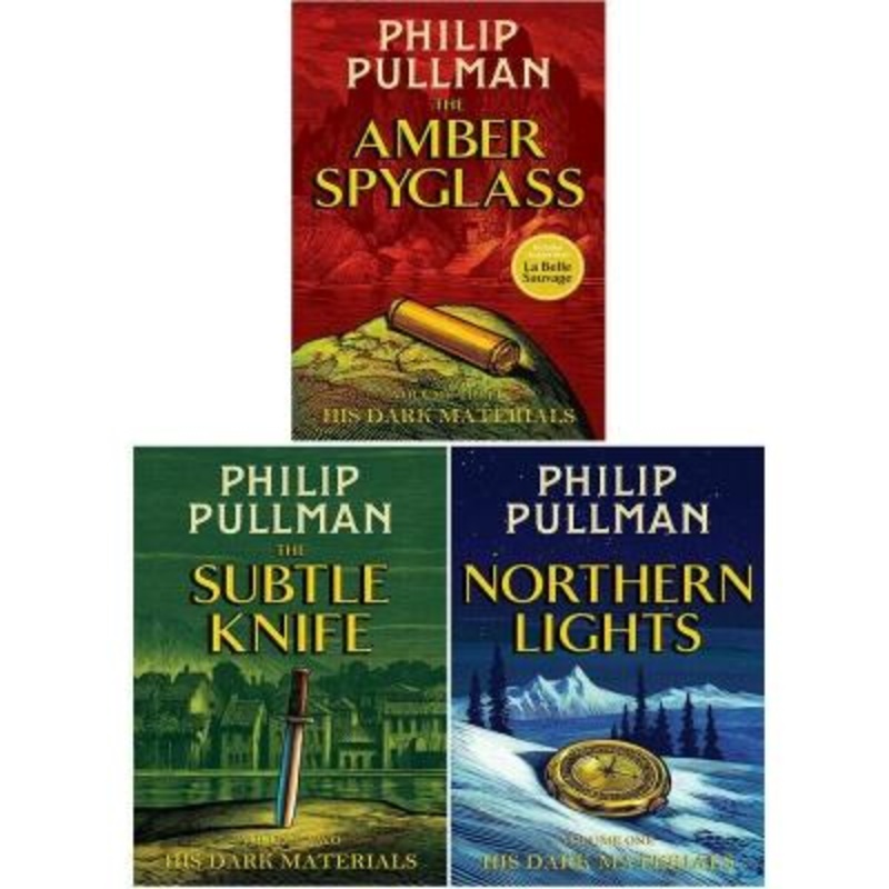 Philip Pullman His Dark Materials Trilogy 3 Books Set Pack-northern Lights The Subtle Knife The Am..