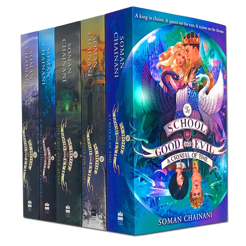 The School for Good and Evil Series  5-Book Collection by Soman Chainani: Fantasy Adventure, good vs evil, Friendship, & Engaging Tales for12+ years
