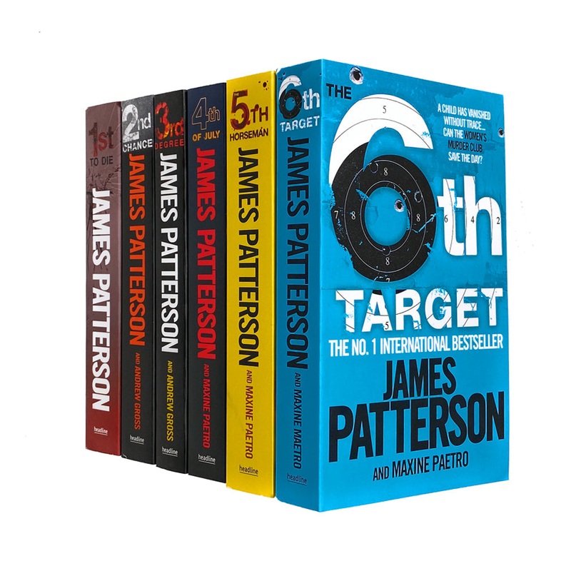 Women’s Murder Club 6 Book Collection by James Patterson (Books 1-6)| Gripping Murder Mystery & Thriller Series| Crime Fiction with Suspense
