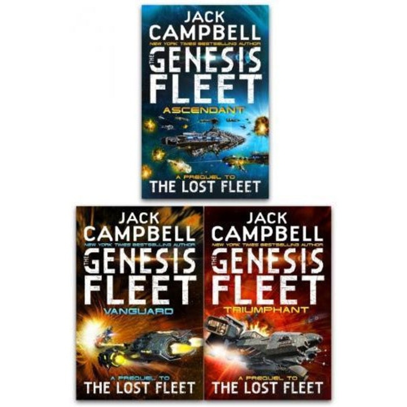 Jack Campbell Genesis Fleet Series 3 Books Collection Set – Genesis Fleet Ascendant Genesis Fleet ..